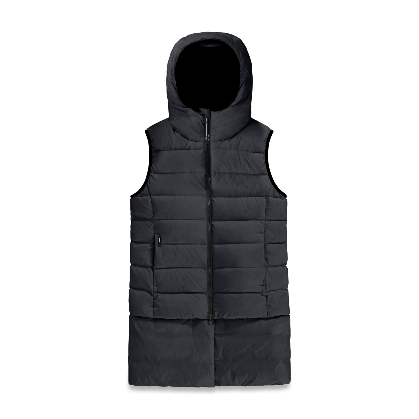 Saratoga puffer vest in Black