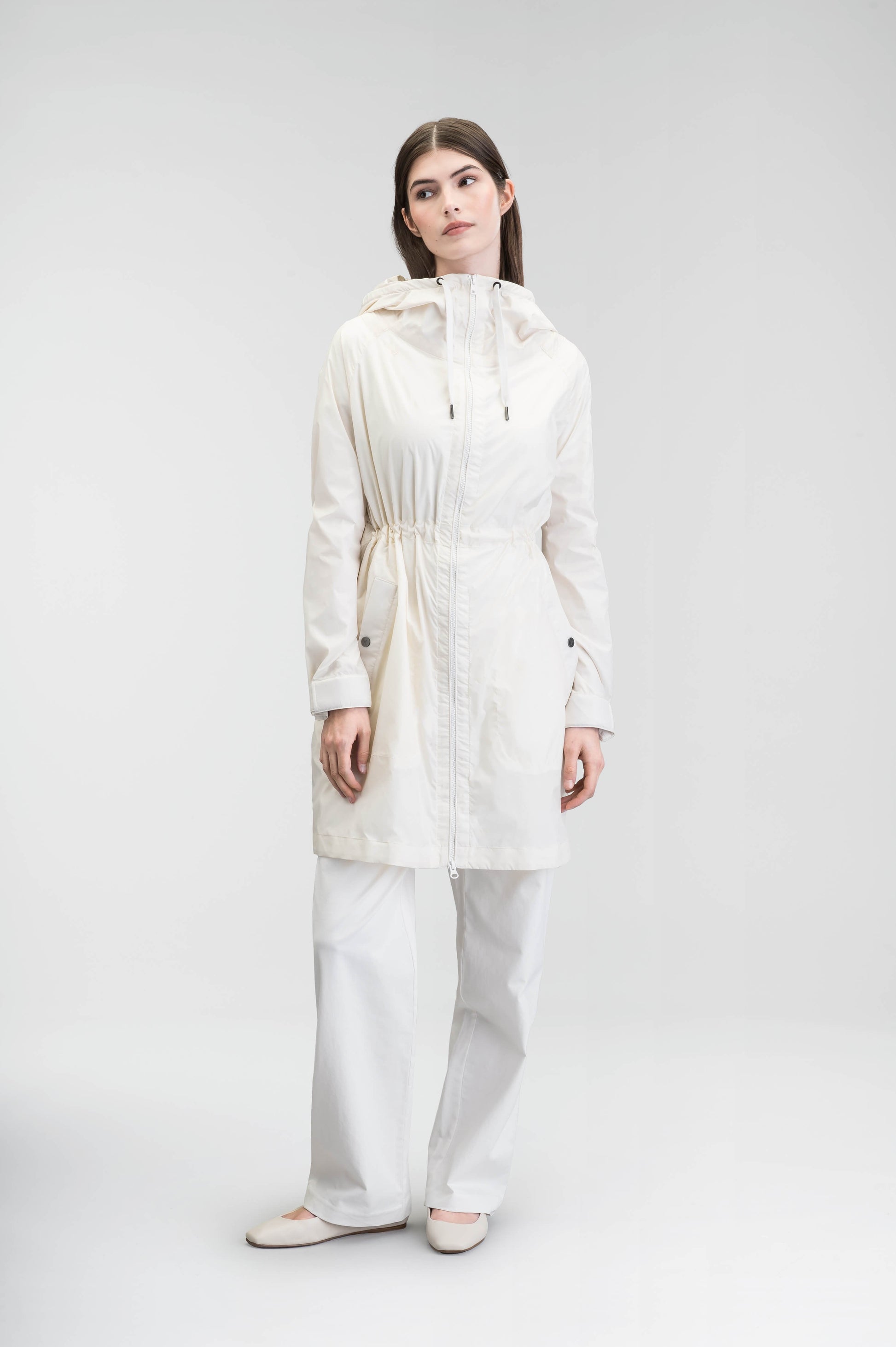 Florence Women's Windbreaker, in Chalk