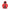 Kids' hip length raincoat with hood in Red