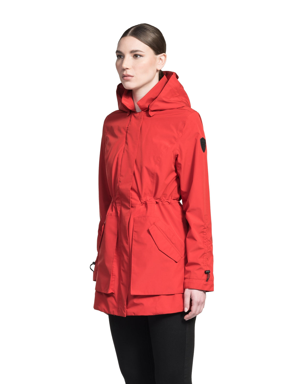 Newline Core Veste Blouson Coupe-Vent De Course Femme Rouge - Taille L Body Cut