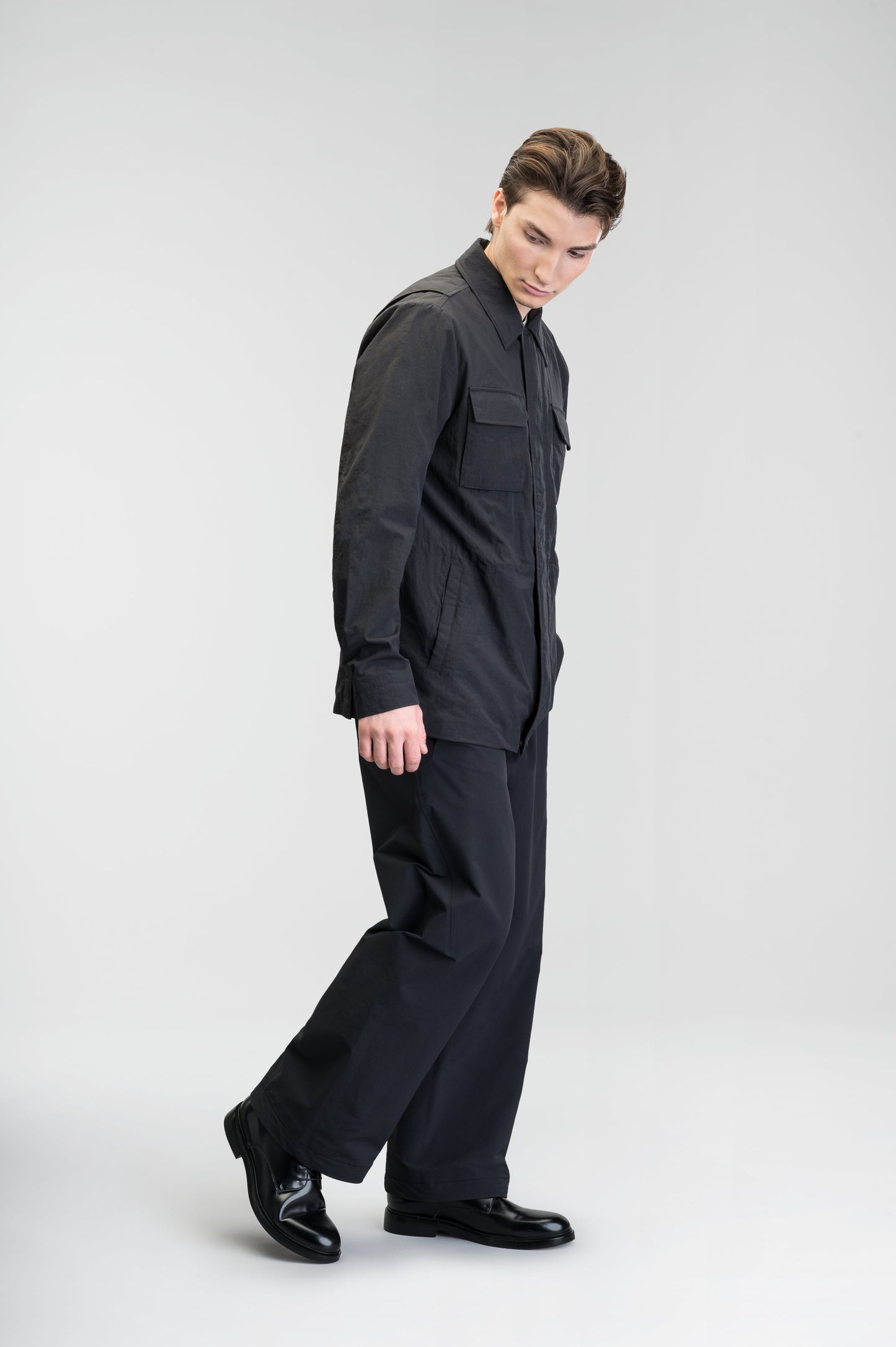 Tien Men's Field Jacket in Black