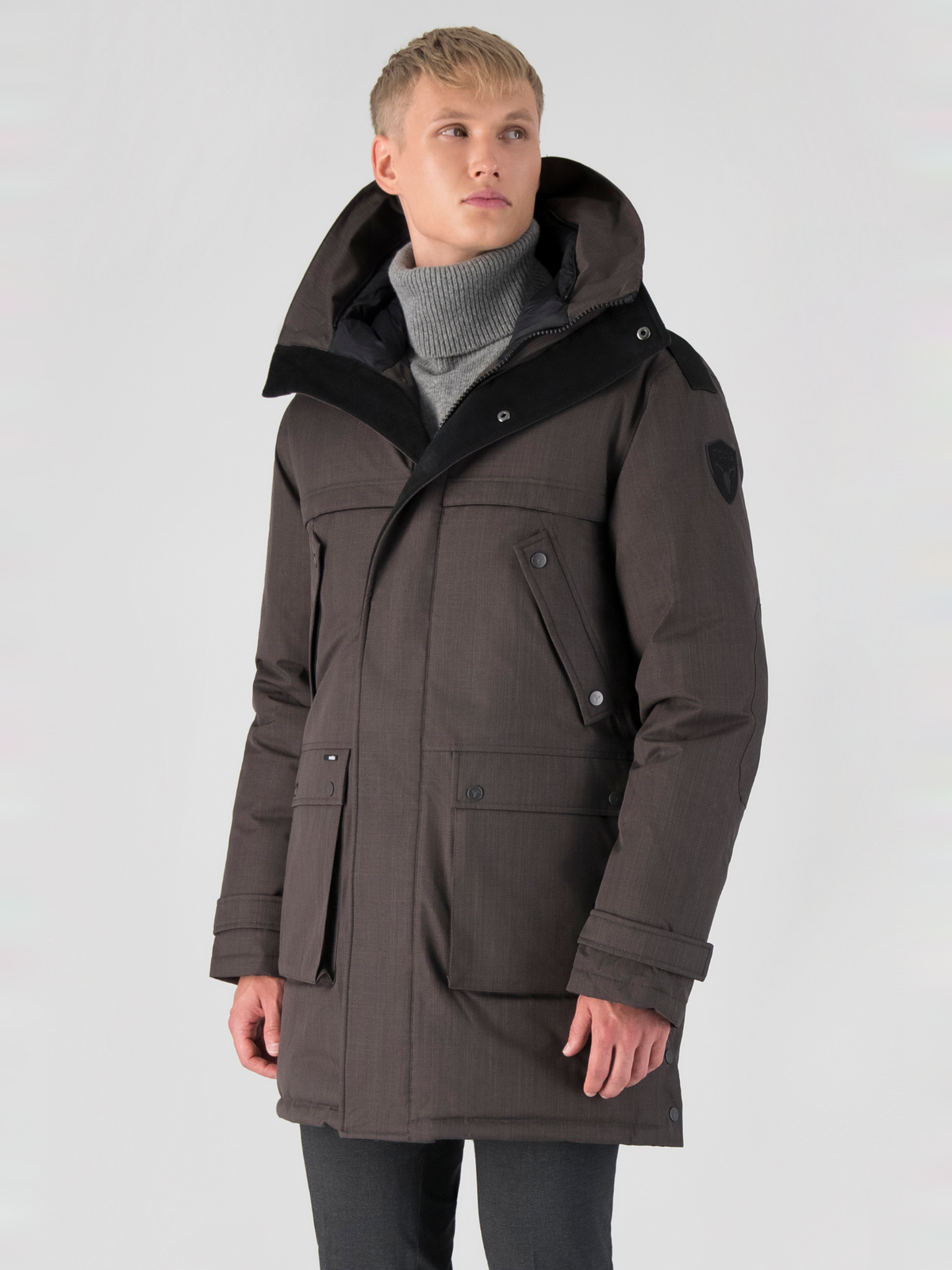 Yatesy Men's Parka - Steel Grey