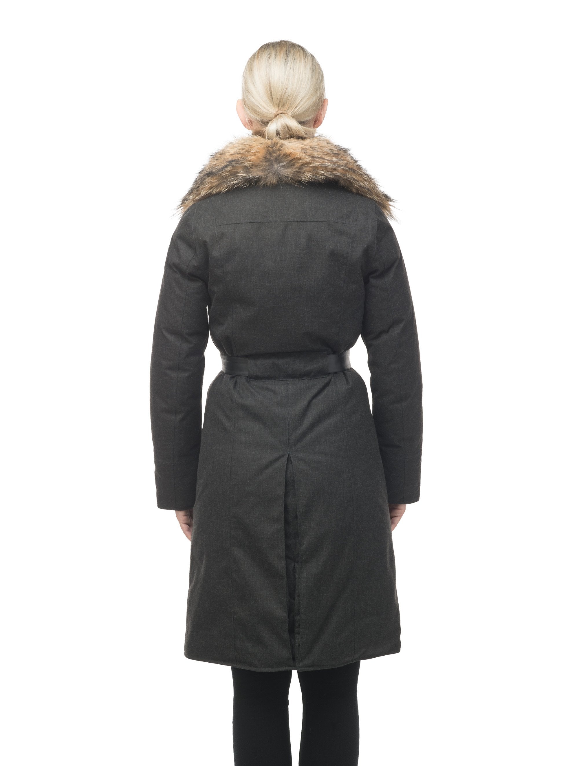 New look hotsell fur collar coat