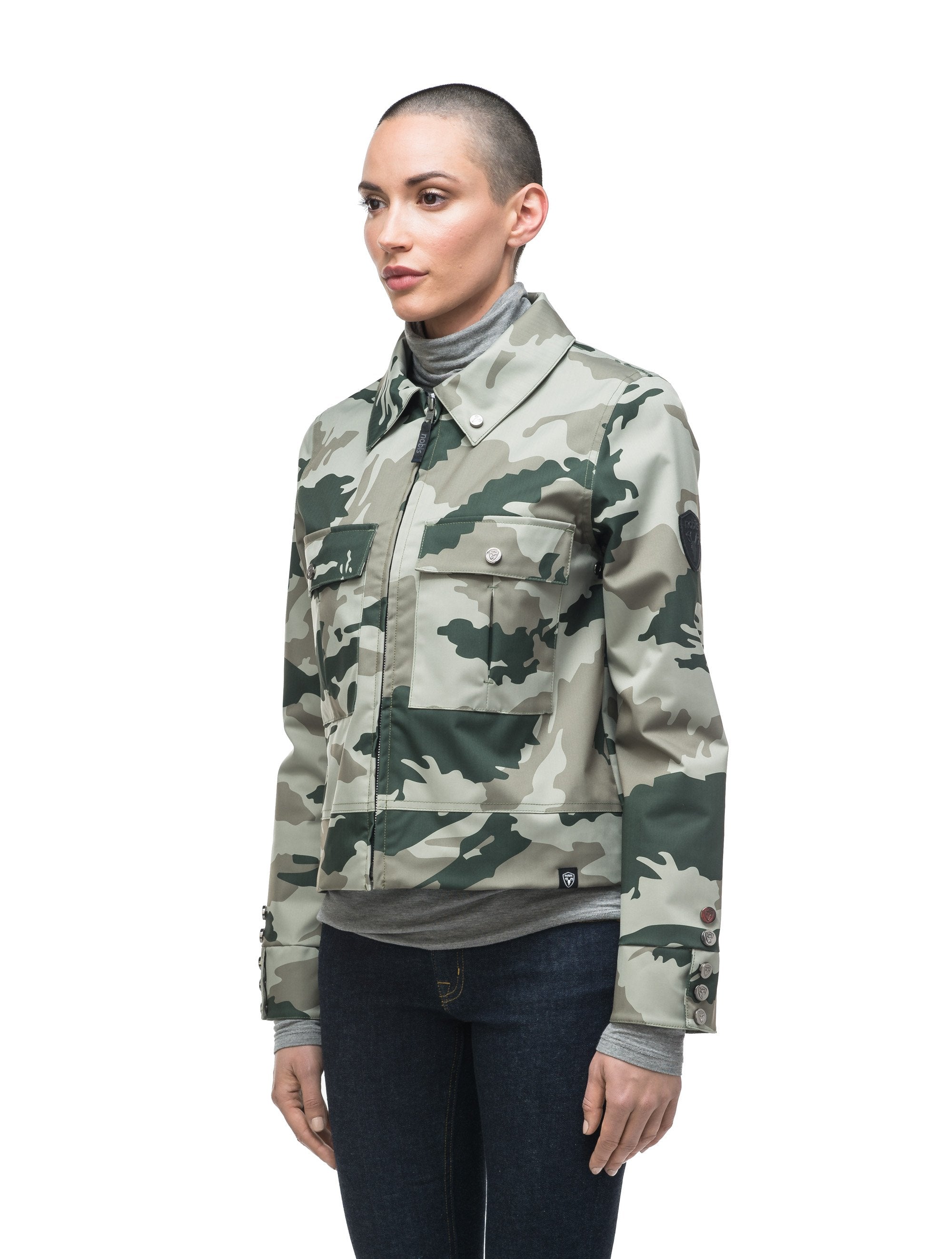 New look utility shacket in outlet camo