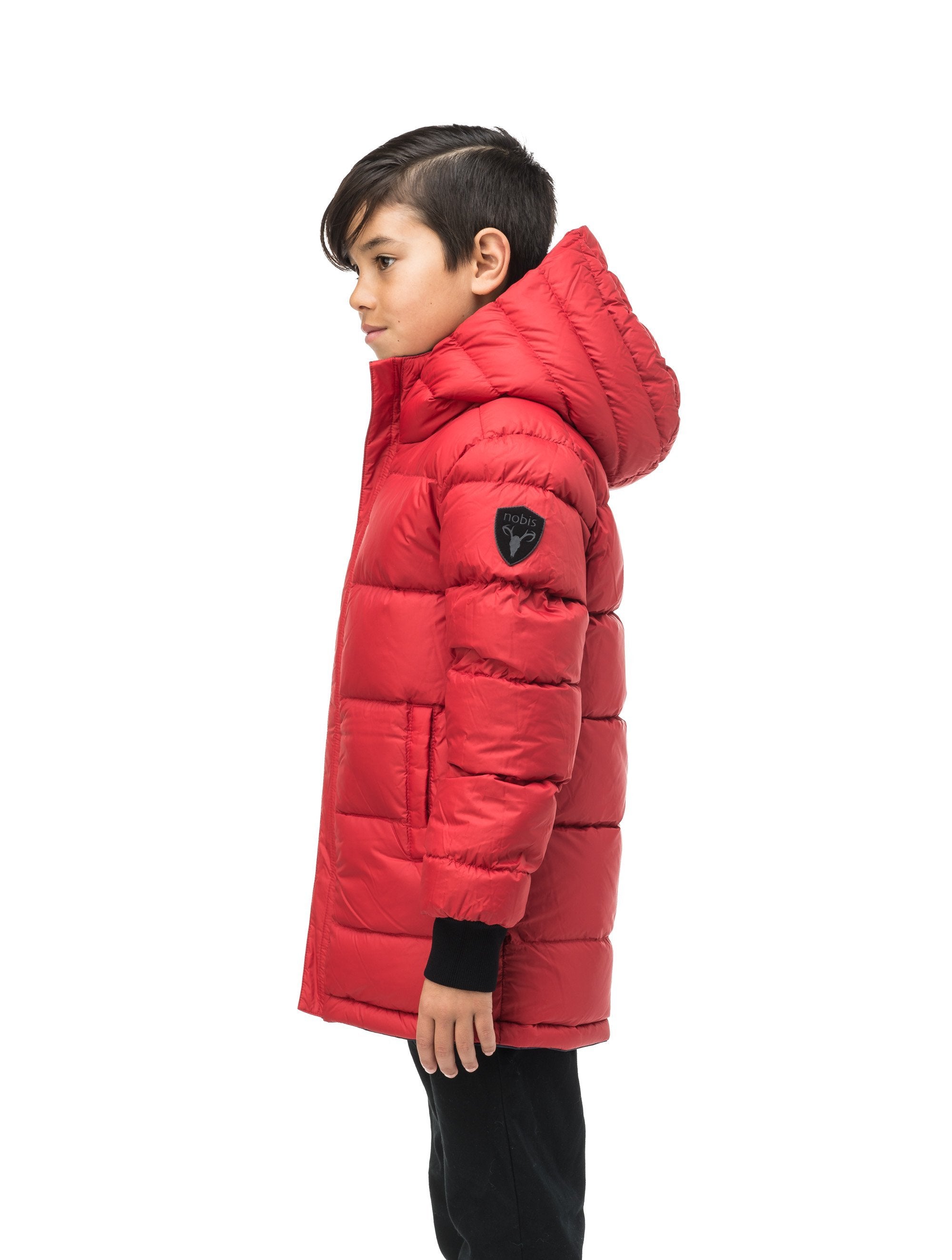 Boys red hotsell down jacket