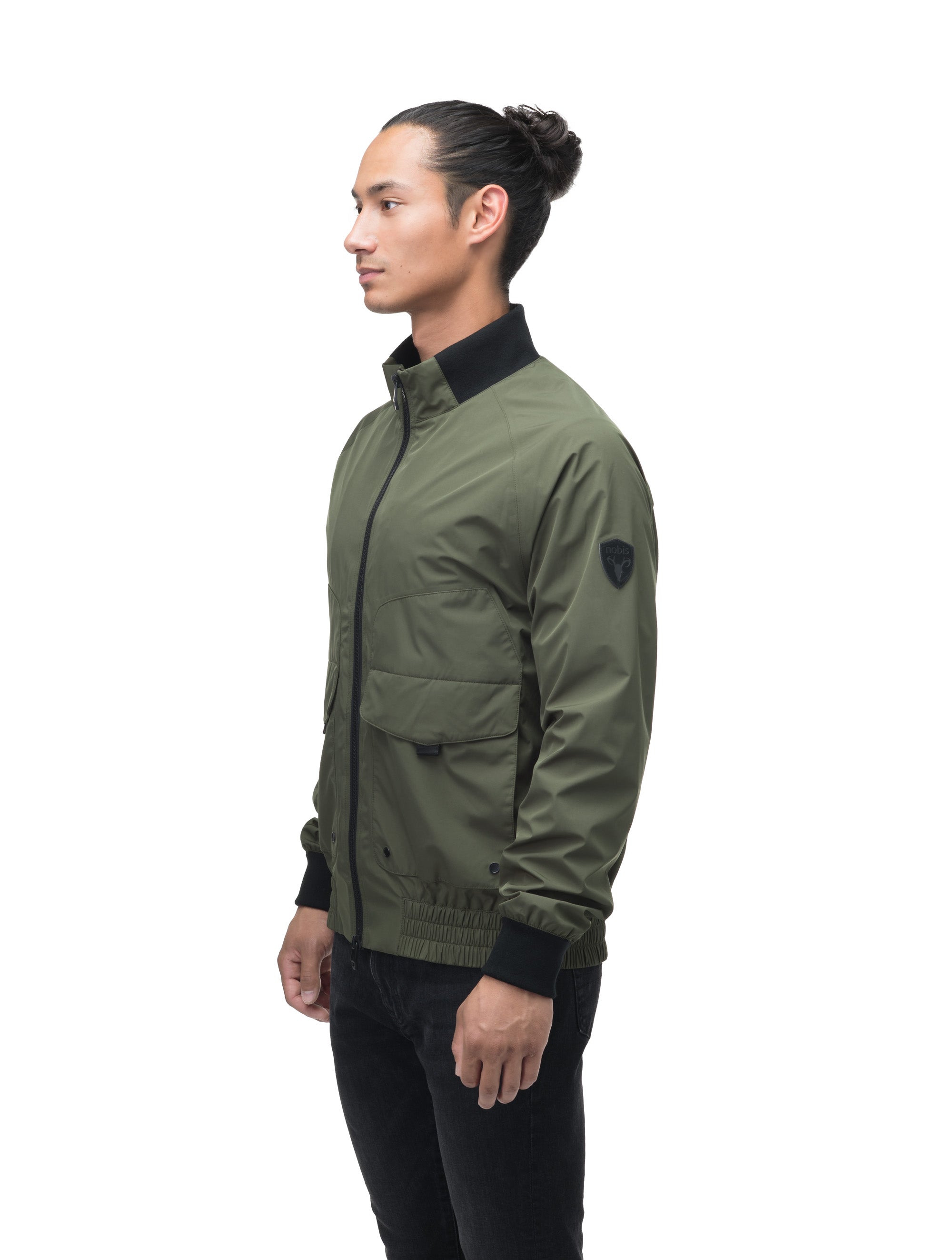 Two way 2024 zipper jacket mens