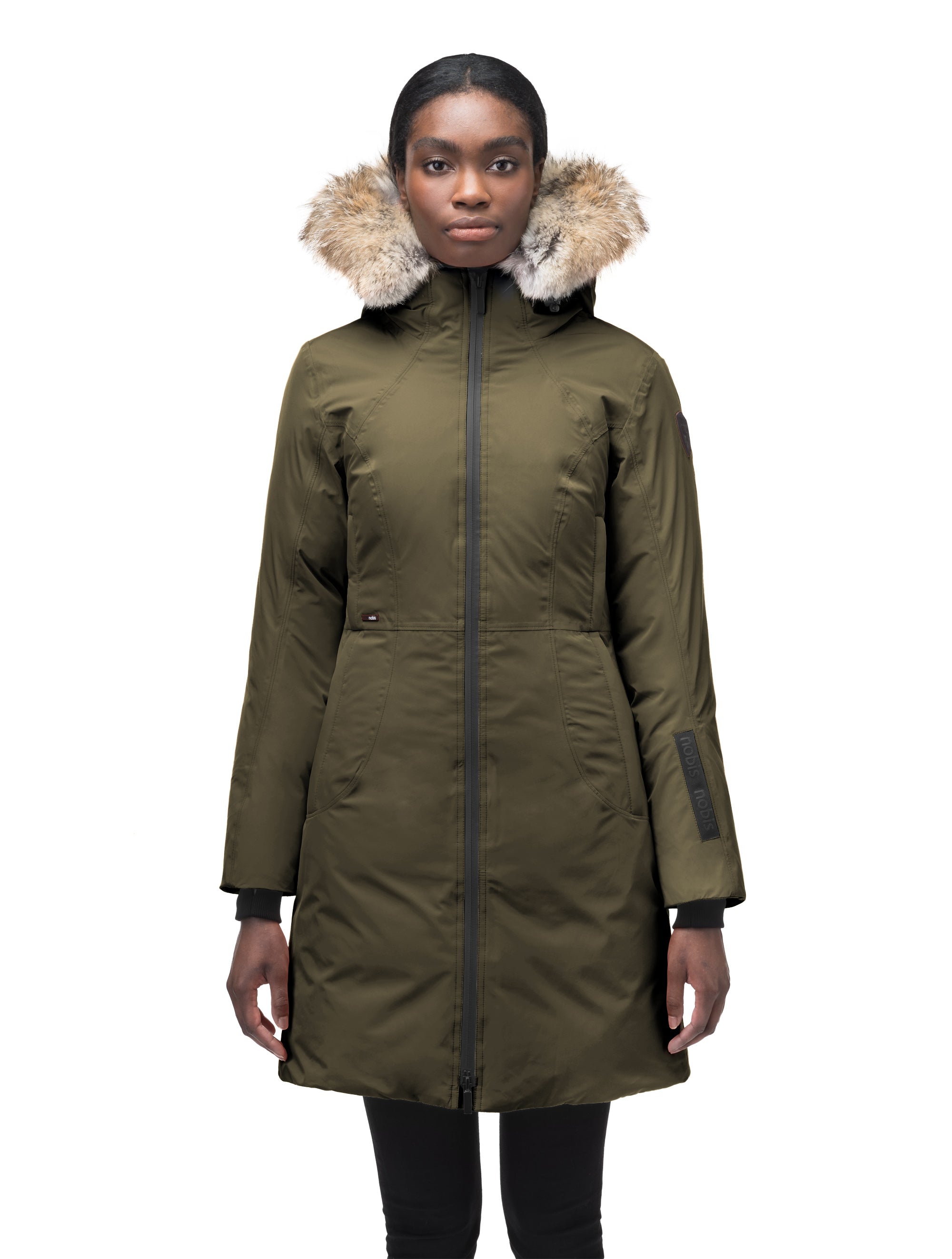 Hooded parka 2025 coat womens